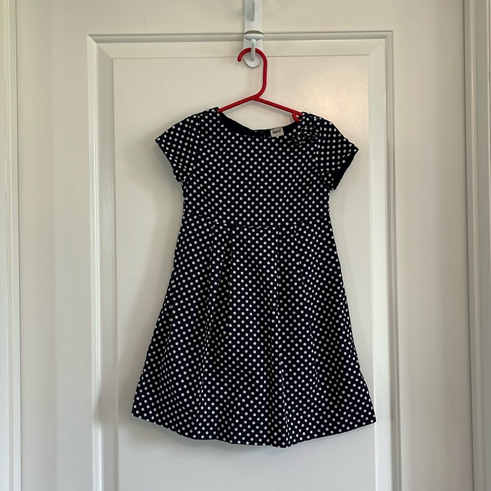 Oshkosh polka dot cotton dress size 3t